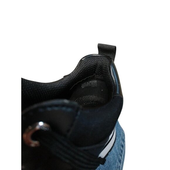 Michael Kors Black Monogram Lace-Up Sneakers Size 8M - Picture 3 of 11